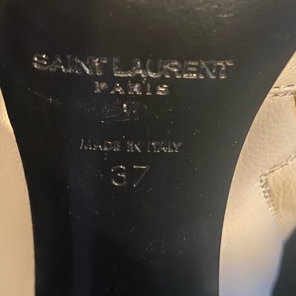 COPY - Saint Laurent Cream color boot - Picture 9 of 9